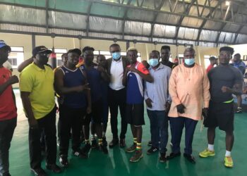 THE BLACK BOMBERS RECEIVED THE MINISTER FOR SPORTS AND GOC PRESIDENT