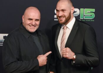 JOHN FURY LASHES AT THE CORNER OF ANTHONY JOSHUA