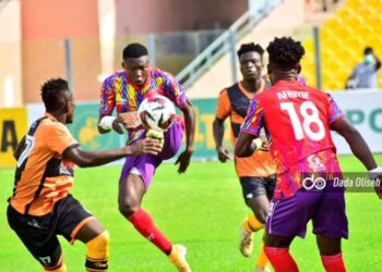 ACCRA HEARTS OF OAK HELD TO A DRAW BY LEGON CITIES