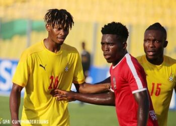 BLACK STARS BRUSHED AWAY GOLDEN KICKS FC IN A 5-1 THRILLER IN A FRIENDLY GAME AHEAD OF THEIR ETHIOPIA CLUSH