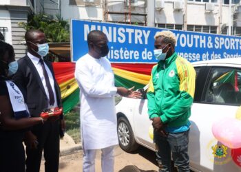 GOVERNMENT FULFILLS ITS PROMISE OF A CAR TO SOLE MEDALIST AT THE TOKYO OLYMPICS