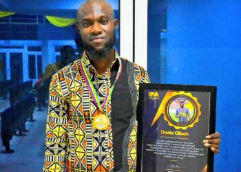 BOAKYE BUCKMAN KNOWN AS DADA OLISEH IN THE MEDIA SPACE WINS IPA TOP AWARD