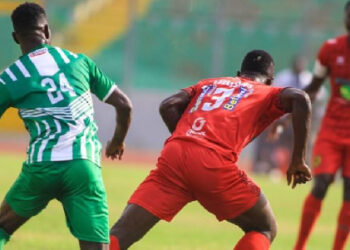 KING FAISAL TAKES KUMASI ASANTE KOTOKO THROUGH THEIR DRILLS IN A 5 GOALS SHOWDOWN
