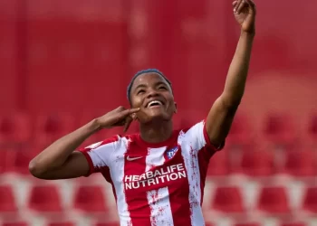 RASHEEDAT AJIBADE NETS ANOTHER BRACE MAKING IT A FOURTH CONSECUTIVE BRACE FOR ATLETICO MADRID