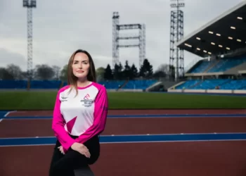 PROUD BATONBEARER NICOLA WOOD WHO DOUBLES AS A HAIR-LOSS PIONEER AND BUSINESSWOMAN