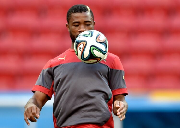 CAMEROONIAN INTERNATION CHEDJOU AFTER REMINISCING ON HIS LONG CAREER HANGS HIS BOOT