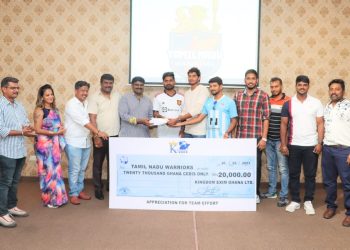 Kingdom Exim Group Commends Tamilnadu Warriors for commitment and demonstration of sportsmanship