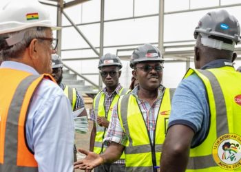 Ghana Tennis Federation joins LOC to inspect Borteyman facility for 13th African Games