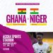 Ghana takes on Niger in pre-tournament friendly