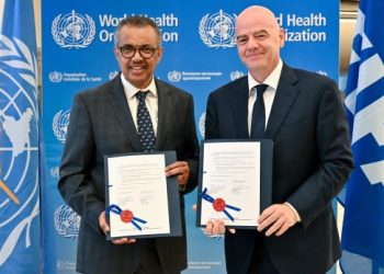 FIFA and the World Health Organization extend collaboration