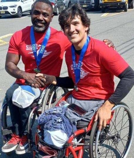 Ghana's top Para Athlete, Raphael Botsyo Nkegbe registered another victory and a gold medal in another wheelchair race in the USA.