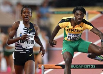 Ratified: Kipyegon’s world mile record and Clarke’s world U20 400m hurdles record