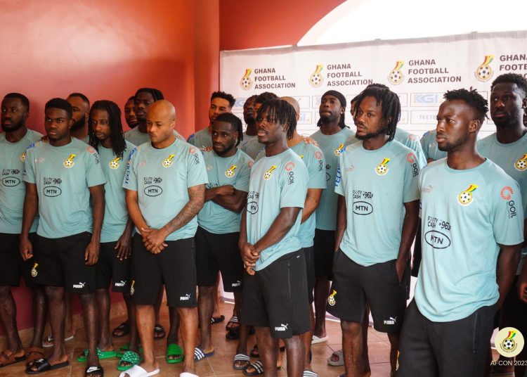 LOC of Accra 2023 visit Black Stars ahead of AFCON 2023