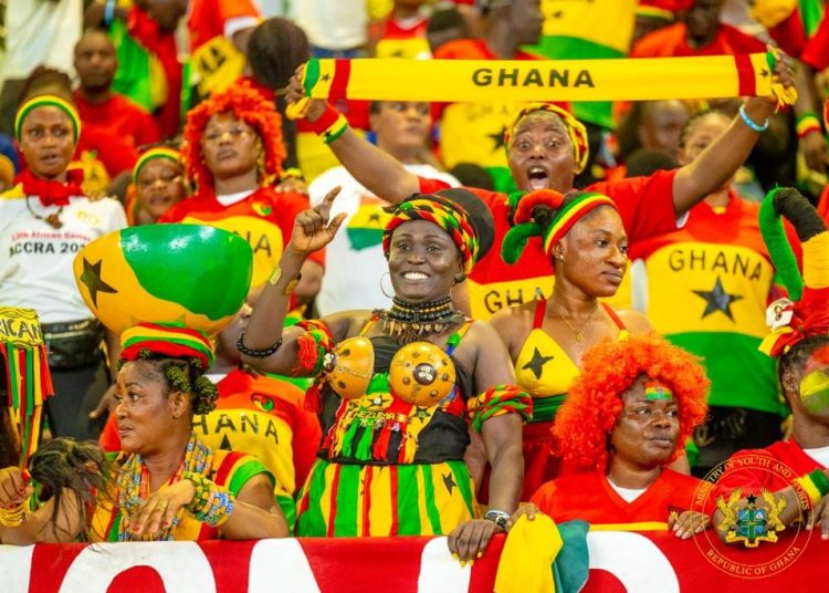 Ghana Supporters Win Off The Field Performances
