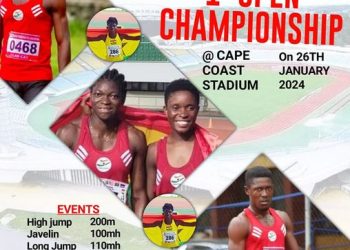 First National Athletics Open 2023 in Cape Coast on Friday