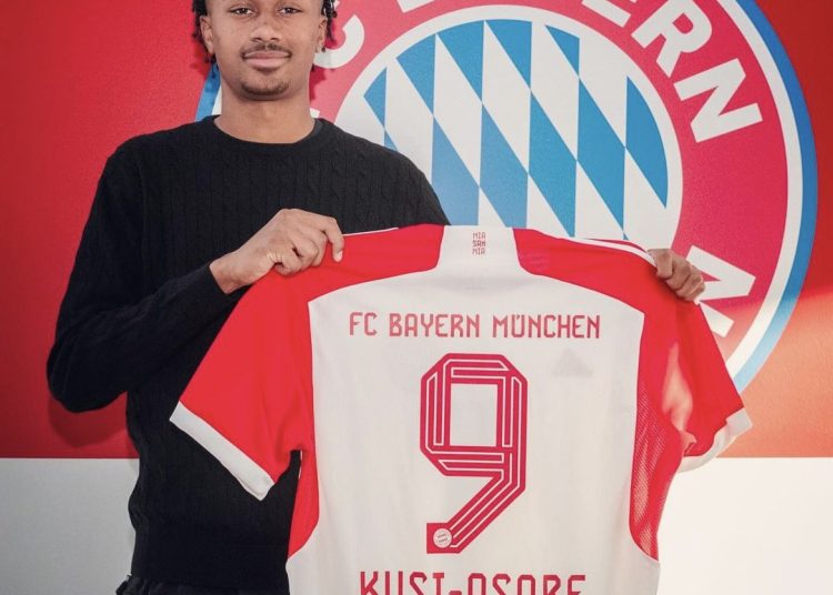 Bayern Munich Sporting Director, Christoph Freund hails 16 year old Jonah Kusi-Asare’s potential