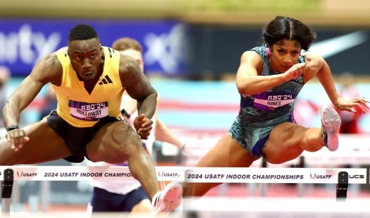 World 60m hurdles records for Holloway and Jones in Albuquerque