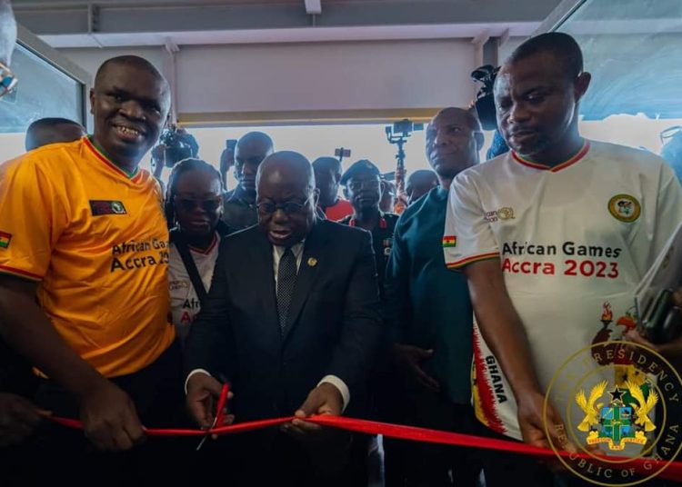 President Akufo-Addo Commissions Borteyman Sports Complex For 13th African Games