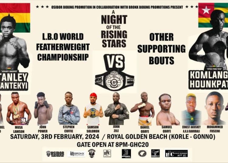 Night of Rising Stars: Ghana’s Nyantekyi Takes On Togo’s Hounkpatin