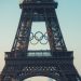 With 50 days to the Olympic Games, the Olympic Rings adorn the Eiffel Tower