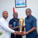 Black Challenge Presents AAFCON Trophies To Sports Minister Ussif