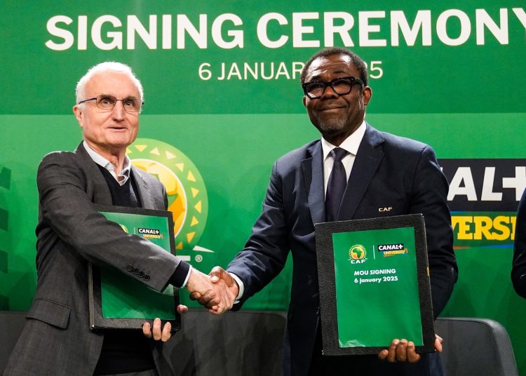 CAF and CANAL+ INTERNATIONAL sign a partnership to discover future young reporters as part of the CAF African School Football Championship programme