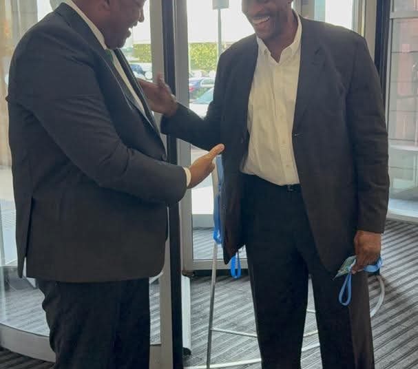 Rugby Africa President meets Minister of Sports, Arts And Culture of South Africa at Contract Signing between AFD SARU and Rugby Africa